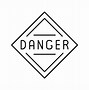 Image result for Danger Sign Cartoon