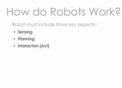 Image result for How Robots Work