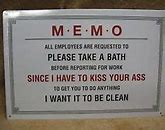 Image result for Funny Memos to Employees