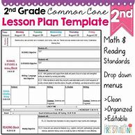 Image result for Second Grade Lesson Plan Ideas