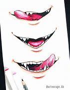 Image result for Demon Mouth Drawing Reference