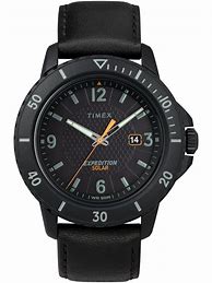 Image result for Men's Leather Watches Timex
