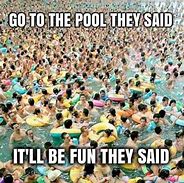 Image result for Something Is Afoot Meme Swimming Pool