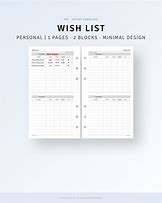 Image result for Personal Wish List