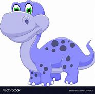 Image result for Cute Purple Dinosaur