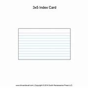 Image result for Blank Index Cards 3X5