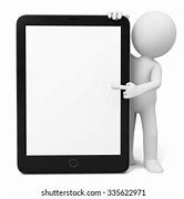 Image result for Holding iPad Cartoon