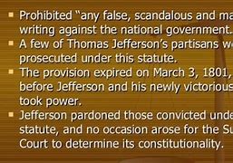 Image result for Sedition Act