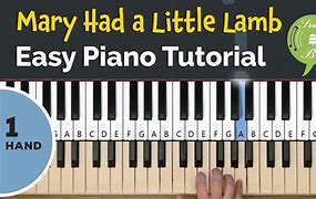 Image result for How to Play Mary Had a Little Lamb On Piano