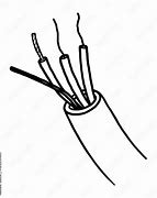 Image result for Single Translucent Wire Cartoon