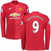 Image result for Ibrahimovic Red Jersey