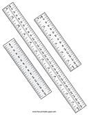 Image result for Online Ruler Inches Actual Size Printable