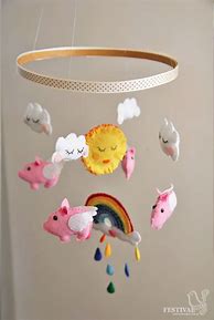 Image result for Homemade Baby Mobile