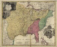 Image result for North America Map 1700