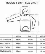 Image result for Size Chart for Hoodies