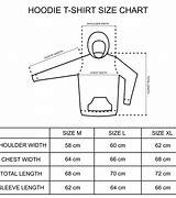 Image result for Size Chart for Hoodies