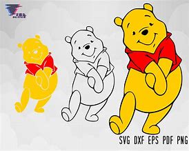 Image result for Pooh Bear SVG