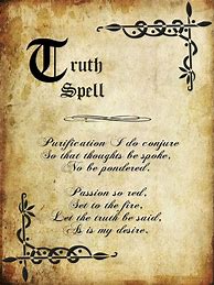 Image result for Real Magic Spell List