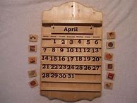 Image result for Wooden Wall Calendar