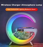 Image result for Alarm Clock Wireless Charger Lamp