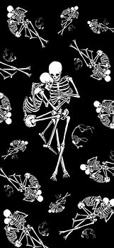 Image result for Skeleton Cute Black Wallpaper