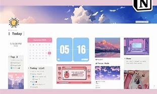 Image result for Free Notion Templates Aesthetic