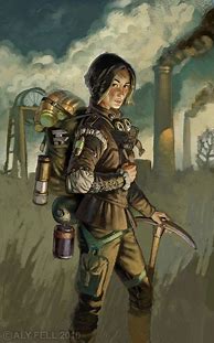 Image result for Steampunk Miner Art