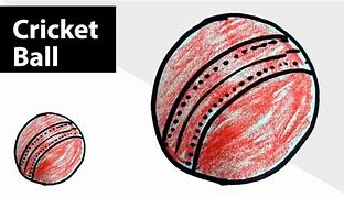 Image result for Cricket Ball Drawing Easy