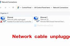 Image result for Popup When Network Cable Unplugged