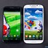 Image result for Galaxy S4 Moto X Size