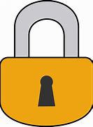 Image result for Top View Drawing of a Unlocked Padlock