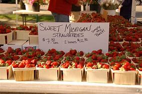 Image result for Farmers Market Fresh Strawberries Sign
