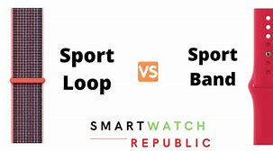 Image result for Apple Watch Sport Loop vs SportBand