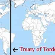 Image result for Treaty of Tordesillas South America. Size: 183 x 177. Source: www.reddit.com