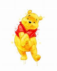 Image result for Winnie the Pooh Characters Watercolor