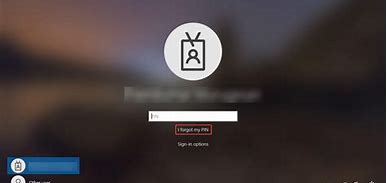 Image result for I Forgot My Pin Windows 11