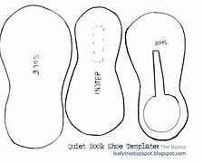 Image result for Quiet Book Shoe Template