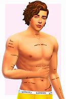 Image result for Sims 4 Male Chest Tattoo