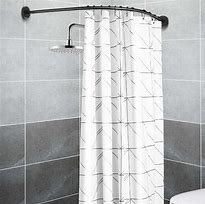 Image result for Corner Shower Curtain Rod