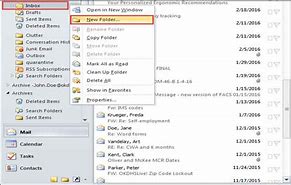 Image result for Creating Folders in Outlook