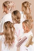 Image result for Mini Hair Claw Clips Kids Hairstyles