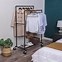 Image result for Cloth Hanger Stand Wood Finish
