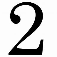 Image result for Top Part of the Number 2