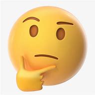 Image result for Emoji Thinking Face 3D