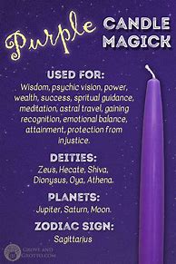 Image result for Purple Candle Spells