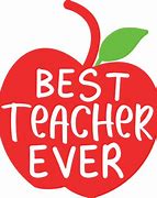 Image result for A Aple That Say Best Teacher