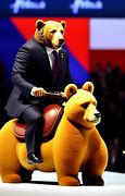 Image result for Putin Hugging Bear Poster