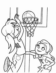 Image result for Basketball Net Coloring Page