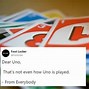 Image result for Uno Tweet