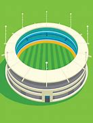 Image result for Drawing of Cricket Stadium